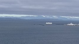 Gulf Islands snow capped hills, from the lookout.jpg